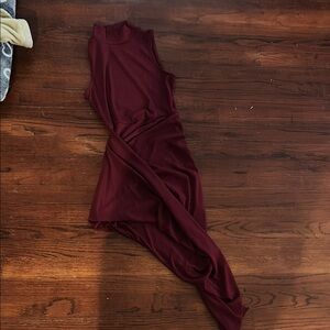 Windsor Red One Shoulder Bodycon Cocktail Dress